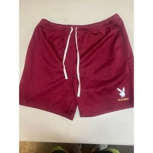 Playboy by PacSun Red Mens 2019 Large Basketball Shorts Athletic, gym, running